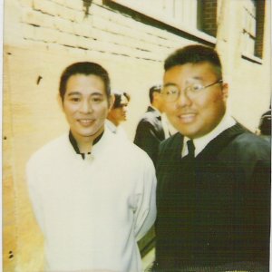 Me and Jet Li on the set of Lethal Weapon 4 1998