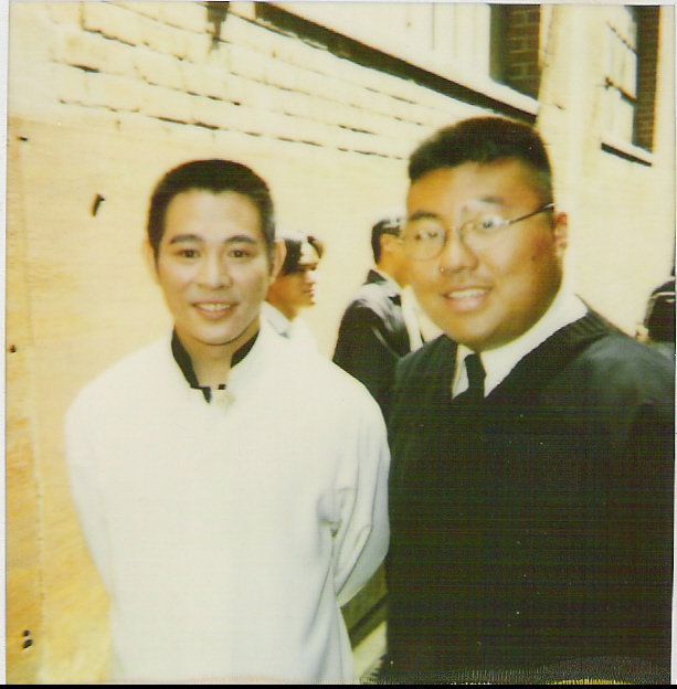 Me and Jet Li on the set of Lethal Weapon 4 1998