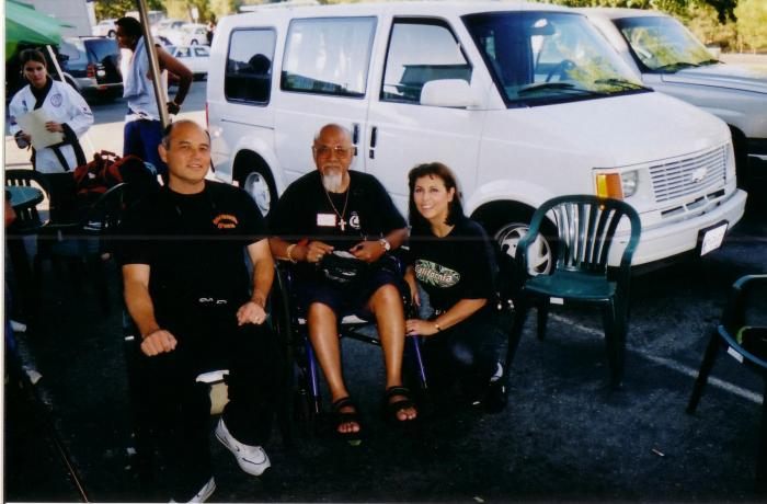Me, Sijo Emperado, Renee Bishop,  Oakhurst 2003