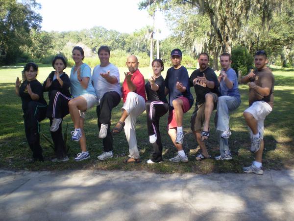 The gang down in Florida training with Master Arthur D'Agostino
