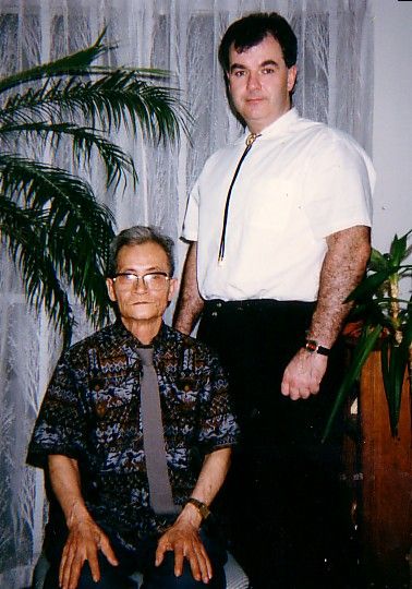 With Liu Songshan Sifu in Taiwan 1989